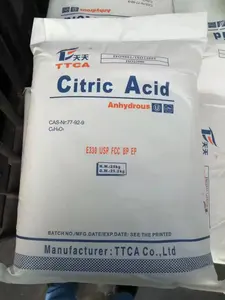 Số lượng lớn axit citric khan Mono monohydrat