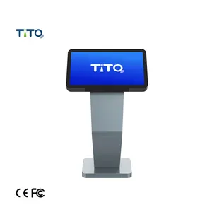 Pesquisa inteligente de informação interativa, forma de kiosk, sinalização digital para o centro comercial do aeroporto