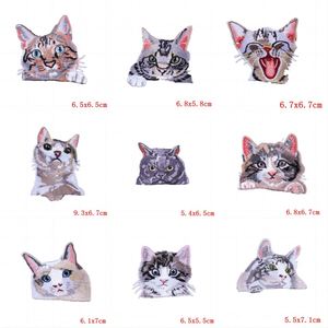 แพทช์ปักลายแมวเหมือนจริงสำหรับตกแต่งเสื้อผ้าและกระเป๋า - Product Image 4