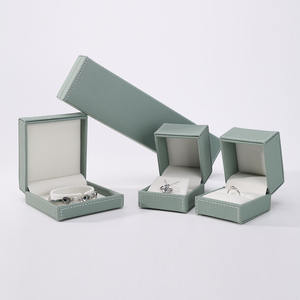 <b>Jewelry</b> Set <b>Box</b> Luxury Custom Hinged <b>Box</b> Flip Top <b>Jewelry</b> Gift <b>Box</b> Suede Insert Debossing Custom Logo Factory Direct Supply - Product Image 5