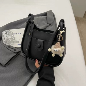 Sac à bandoulière tendance fait main <span class=keywords><strong>pour</strong></span> <span class=keywords><strong>femme</strong></span>, en matériau DIY, couleur unie, style sous le bras - Product Image 6