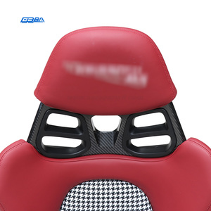 Asientos de Carreras de Fibra de Carbono Color Rojo a Precio de Fábrica para Porsche 992 Turbos con Logotipo Bordado y Estampado en Caliente - Product Image 3