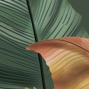 <span class=keywords><strong>Carta</strong></span> da <span class=keywords><strong>Parati</strong></span> Murale 3D con Paesaggio Tropicale e Foglie Misteriose, Decorazione per Soggiorno - Product Image 3