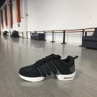 Baskets de danse unisexes pour adultes et enfants, nouvelle semelle fendue en maille flexible avec coussin d'air, chaussures de danse confortables