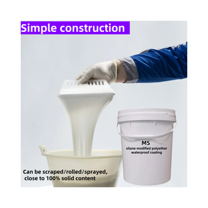 Revêtement imperméable <span class=keywords><strong>MS</strong></span> résistant aux UV et à haute élasticité Revêtement imperméable au silane modifié aux polymères <span class=keywords><strong>MS</strong></span> pour toitures en béton - Product Image 3