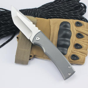 Chavez 229 Redeemer VG10 Mango de aleación de titanio Cuchillo plegable Alta dureza Cuchillo para acampar al aire libre - Product Image 1