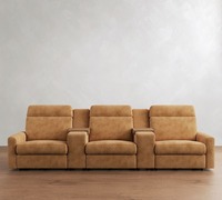 Canapé inclinable électrique avancé au design moderne pour salon familial, appartement et bureau, avec coussins d'assise intérieurs