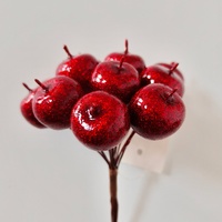 Gratis sample, op maat gemaakte maten en kleuren beschikbaar, hoogwaardige, milieuvriendelijke kunstmatige plastic fruit voor Kerstmis en Thanksgiving