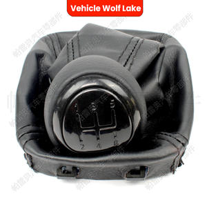 Poignée de levier de vitesses en cuir pour Saab 9-3 2003-12, 5 vitesses, design ergonomique, pièce de voiture - Product Image 3