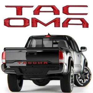 Emblema Autoadhesivo de Coche 3D en Cromo ABS, Letras Adhesivas <span class=keywords><strong>para</strong></span> Portón Trasero de Camioneta Pickup, Compatible con Tacoma 2016-2023 - Product Image 4