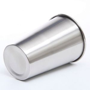 Mug à bière en acier inoxydable 304, portable, pour boissons froides, avec logo personnalisé - Product Image 5