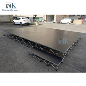Plateforme de scène pliable en aluminium RK avec surface antidérapante pour utilisation en extérieur - Product Image 2