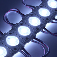 Fuente de la fábrica DC12V/24V señal LED módulo de luz de lado 3030 1 Chips LED módulo de pantalla