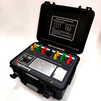 Testeur de résistance DC triphasé pour transformateurs, testeur automatique de résistance des enroulements avec vitesse de test rapide et fonction d'impression