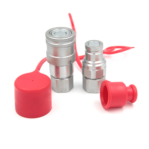 Raccordi a Sgancio Rapido da 3/8 Pollici con Valvola Piatta e Connettore, Estremamente a Basso Sgocciolamento, Adatti per Linee Idrauliche - Product Image 5