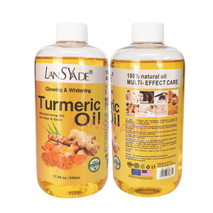 ボディオイル500mlオーガニックホワイトニングアーモンドココナッツ保湿肌ウコンフェイスボディオイル - Product Image 3