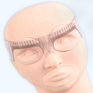 Règle pour Microblading des sourcils, accessoire <span class=keywords><strong>plastique</strong></span>, outil de mesure et de cartographie, pour maquillage Permanent, règle, <span class=keywords><strong>pochoir</strong></span>, vente en gros, 1 unité, PMU - Product Image 6