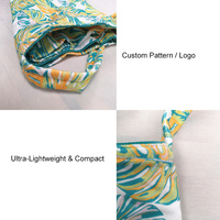 Sac de plage pliable 2-en-1 innovant avec serviette intégrée, en microfibre anti-sable, polyvalent et portable, avec bretelles