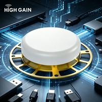 Antena GPS/GNSS de Alta Precisión y Alta Ganancia para Aeronaves, 3.5dBi de Ganancia Máxima, Conector SMA-K Hembra, para VANT de Ala Fija y Aviones Grandes