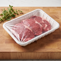 BPA-vrije PA/EVOH/PE gecoate bagasse papieren tray, voedselveilig, voor diepvriesvlees verpakkingen
