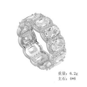 Anillo de Eternidad Completo de Plata de Ley 925 con Micro-Pavé de Circonia 5A, Minimalista y Apilable para <span class=keywords><strong>Mujer</strong></span>, Precio al por Mayor SPJ - Product Image 5