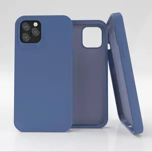 2020 Silicon Like TPU Case Faked Silicon Case for iphone 12 pro max with micro fiber lining soft touch feeeling