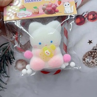 Oferta Especial: Squishies de Gato Kawaii de Rebote Lento, Bolas Antiestrés de TPR para Niños y Niñas, Recompensas para el Aula