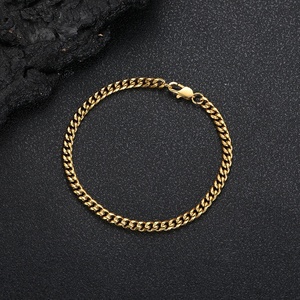 Locomotive hommes Punk Rock acier inoxydable <span class=keywords><strong>gourmette</strong></span> cubaine lien chaîne couleur argent Bracelet pour femmes <span class=keywords><strong>motard</strong></span> bijoux - Product Image 3