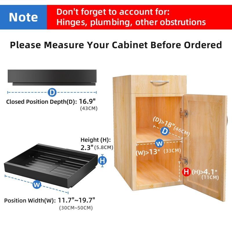 Kitchen Cabinet Organization Expandable Slide Out Drawers Organizer Under Sink Organizer Pull Out Cabinet Organizer · image 2