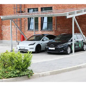 Kseng Solar Carport System Aluminum Solar Carport With 2 Seats Solar Carport Structure Efficient Design