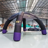 Tente de réception gonflable publicitaire extérieure en PVC imperméable sur mesure pour événements commerciaux