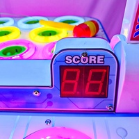 Marwey Machine de jeu de marteau de grenouille battante à pièces de Offre Spéciale Sports d'intérieur pour enfants Whack a Mole Hit Frog Machine de jeux d'arcade