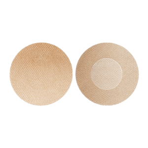 <span class=keywords><strong>JOGOGO</strong></span> Couvre-tétons invisibles non-tissés imperméables anti-frottement pour hommes (formes rondes/fleur) pour les irritations sportives - Product Image 1