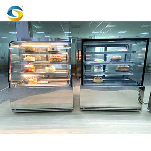 <span class=keywords><strong>Vitrine</strong></span> réfrigérée <span class=keywords><strong>professionnelle</strong></span> pour gâteaux, présentoir à gâteaux pour boulangerie, réfrigérateur à gâteaux, <span class=keywords><strong>vitrine</strong></span> à vendre - Product Image 5
