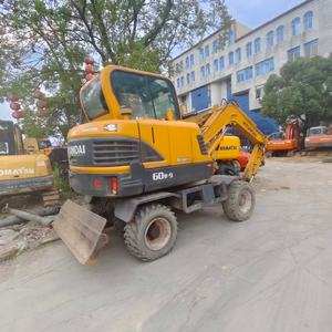 Mini-excavatrice Hyundai 60W-9 de 6 tonnes avec moteur et boîte de vitesses d'origine coréenne, en vente, avec rapport et inspection vidéo - Product Image 1