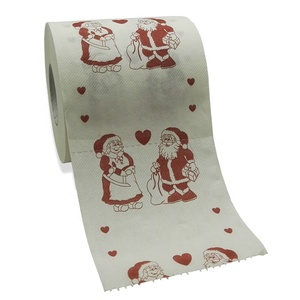 Serviettes de <span class=keywords><strong>toilette</strong></span> douces, tissus damassé, <span class=keywords><strong>papier</strong></span> <span class=keywords><strong>toilette</strong></span> père noël - Product Image 3