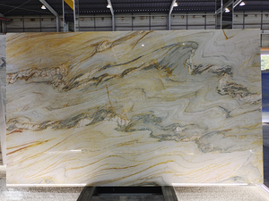 Brazil kỳ lạ tự nhiên cầu vồng ấn tượng macaubas tưởng tượng quartzit hiện đại đánh bóng bàn tấm Tường gạch tấm lớn - Product Image 2