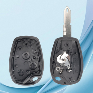 SZMAISHI 3 botones carcasa de llave de coche remota para R-enault Auto vehículo reemplazo llave cubierta con NE73 <span class=keywords><strong>Bladde</strong></span> - Product Image 4