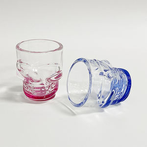 Vaso de chupito con forma de calaveras de colores con logotipo personalizado - Product Image 5