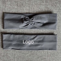 Bandeaux de sport personnalisés avec logo, larges, pour l'extérieur, élastiques double face, antidérapants, pour le yoga, pour femmes