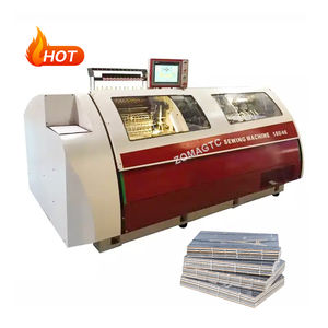 पूरी तरह से स्वचालित बुक सिलाई मशीन पीएलसी नियंत्रण औद्योगिक सिलाई मशीन फ़ोल्डर बुक बाइंडिंग सिलाई मशीन - Product Image 1