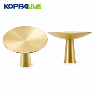Koppalive Modern Small Concave Disc <strong>Knobs</strong> Solid Brass Durable Cabinet <strong>Door</strong> Drawer <strong>Knob</strong> for <strong>Bedroom</strong> Dresser Kitchen Furniture - Product Image 1