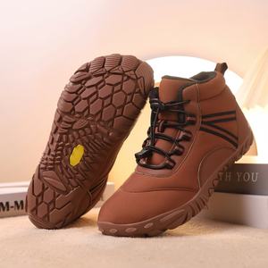 2025 para <span class=keywords><strong>Saguaro</strong></span> Flat Wide Toe Box impermeable aislado deportes caminar estilo invierno botas descalzas Zapatos Para Hombres - Product Image 3