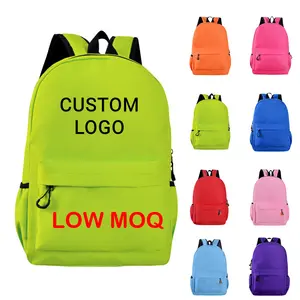 Mochila escolar informal impermeable para niños y niñas con logotipo personalizado