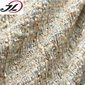 Vente directe d'usine tissus d'automne et d'hiver <span class=keywords><strong>tissu</strong></span> de <span class=keywords><strong>tweed</strong></span> de tissage de soie brillante pour pardessus - Product Image 2