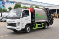 Camion compacteur électrique haute efficacité 63 kWh, collecteur de déchets Euro 6 zéro émission pour le nettoyage urbain