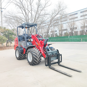 Mini chargeuse sur pneus articulée à faible bruit Charge nominale 1.4ton Farm Garden Front End Wheel Loader DY50 - Product Image 6