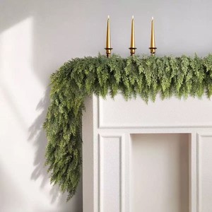 <b>Christmas</b> <b>Garland</b> Cedar Rattan 30cm-100cm Plastic Bouquet For Holiday Decor - Product Image 1