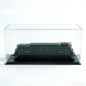 Custom Eco-Friendly Clear Acrylic Tabletop for Dustproof <b>Display</b> <b>Case</b> for Train Model Collectibles - Product Image 3
