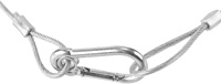 Câble de sécurité Prime Focus Stage Light Corde de sécurité Câble en acier Fil de verrouillage 3mm / 70cm